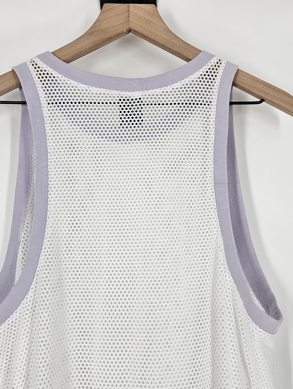 Nylora Mesh Ringer Knot Front Tank Top - Picture 13 of 14